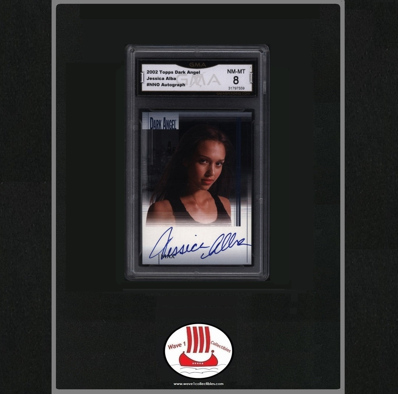 Dark Angel Jessica Alba Autograph | Topps 2002 GMA Graded Nm-Mt Fantastic Four