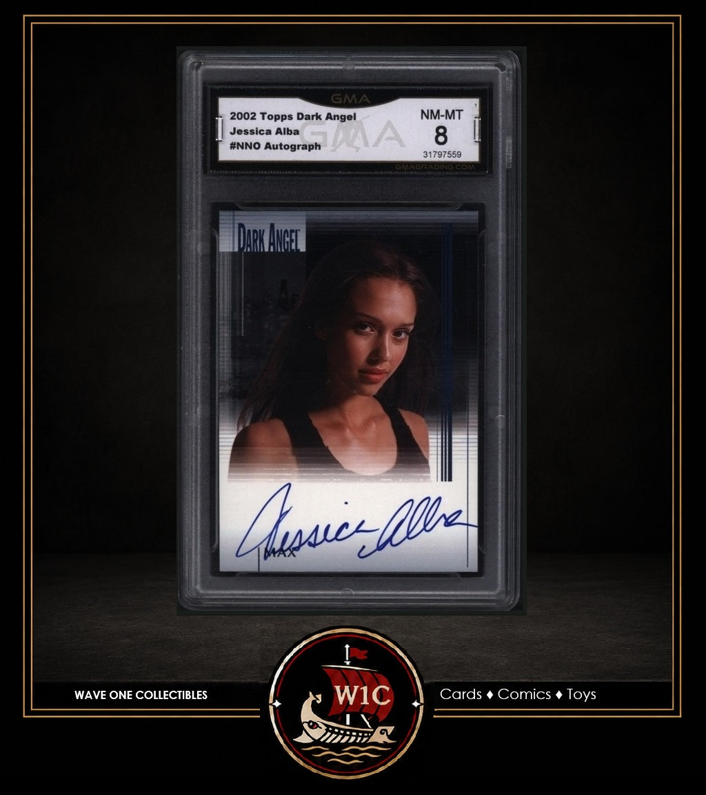 Dark Angel Jessica Alba Autograph | Topps 2002 GMA Graded Nm-Mt Fantastic Four