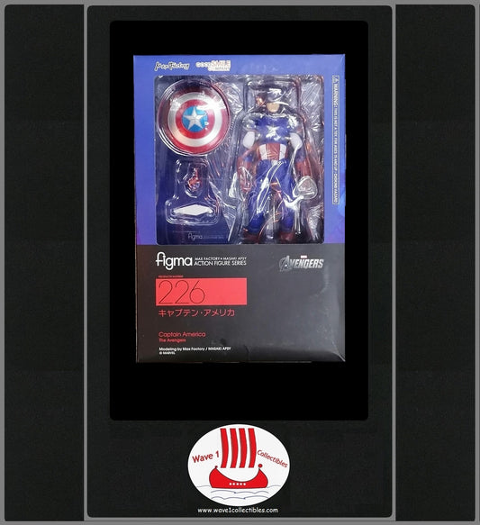 Captain America MAX FACTORY 226 | Figma [2014] MIB Marvel The Avengers