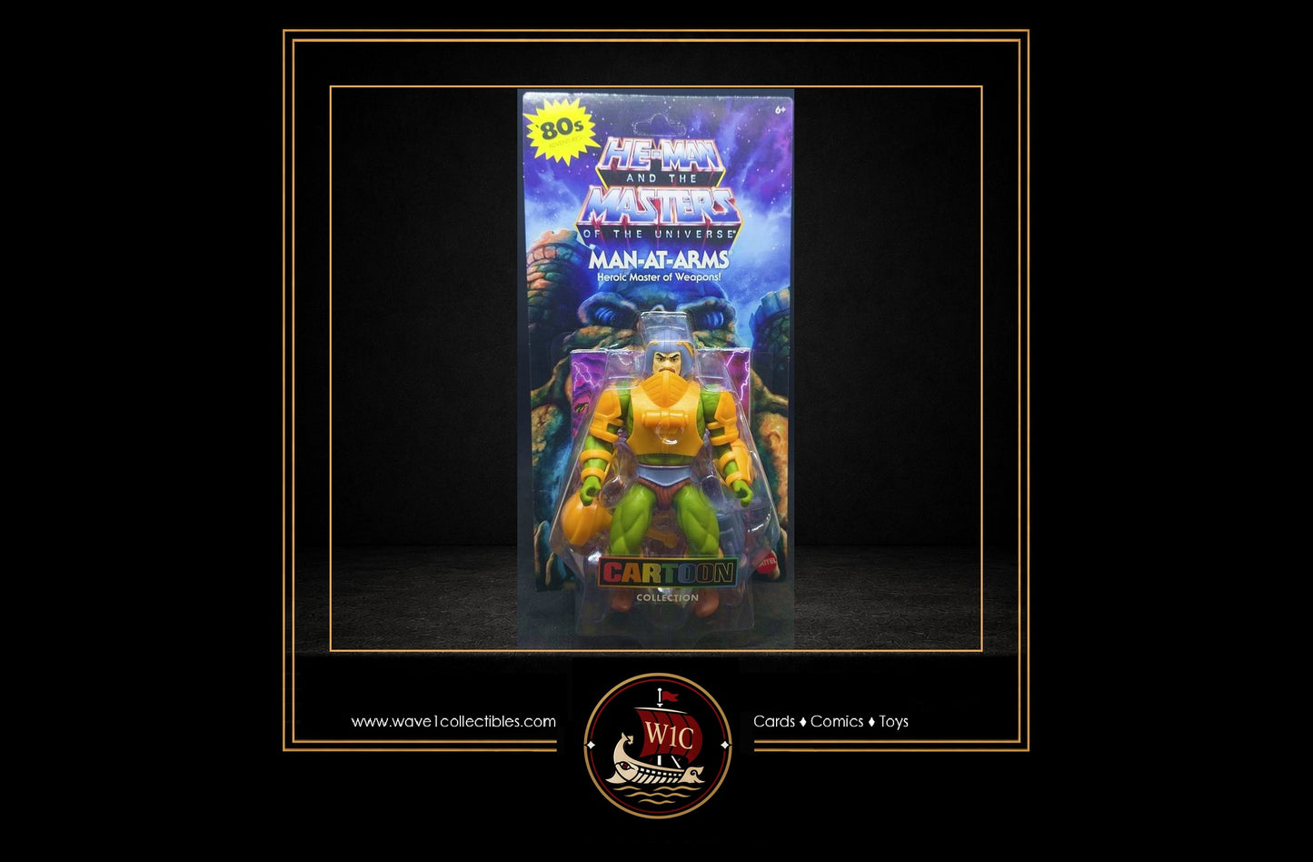 Masters of the Universe Origins Man-At-Arms | Mattel 2020 He-Man Cartoon Collection MOC Unpunched