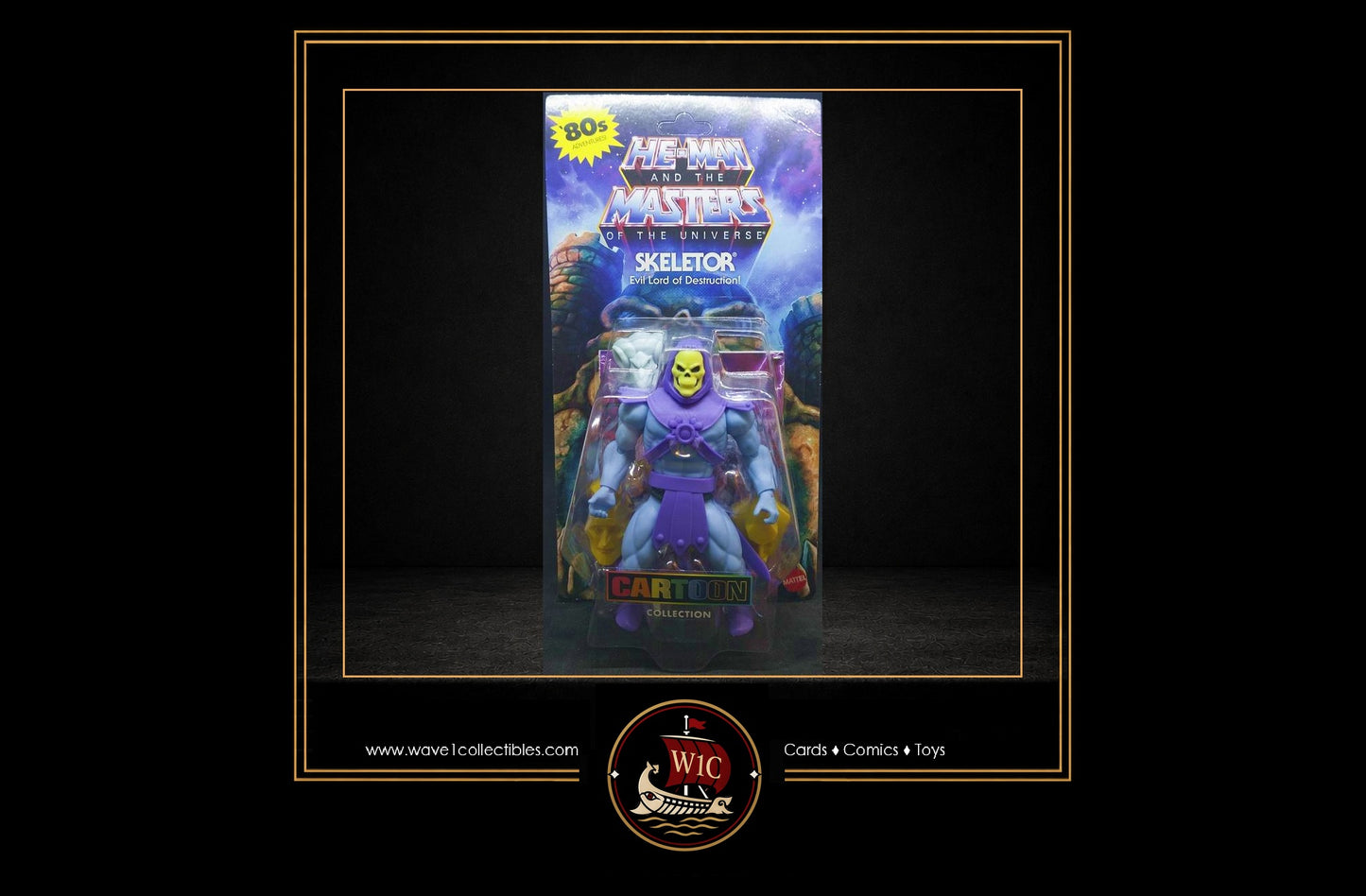Masters of the Universe Origins Skeletor | Mattel 2020 He-Man Cartoon Collection MOC Unpunched