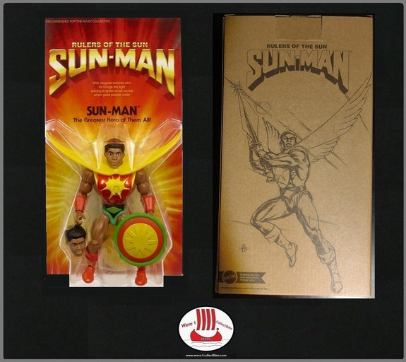 Masters of the Universe Origins Sun-Man Deluxe | Mattel Creations Exclusive 2021 MIB He-Man