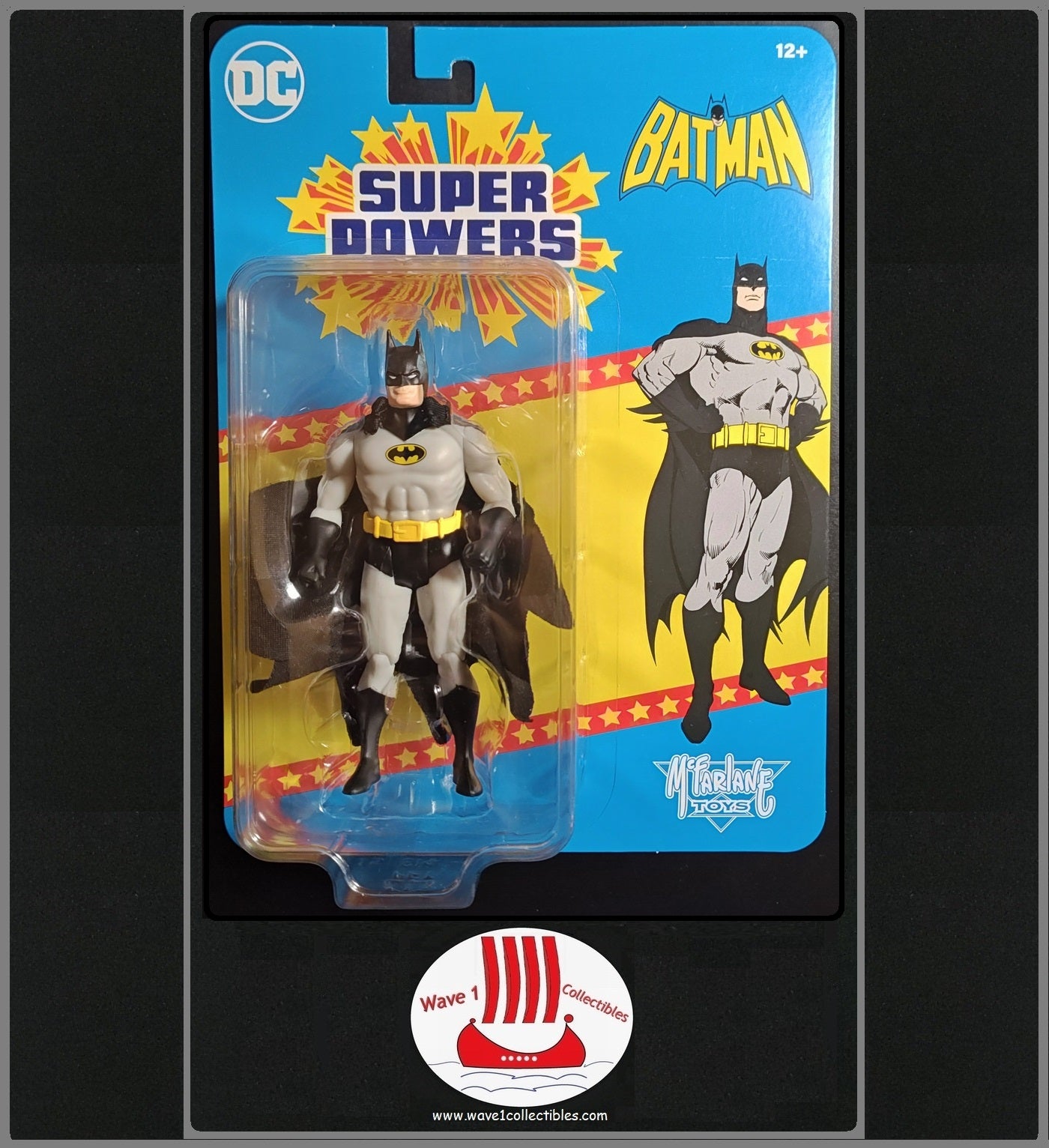 DC Super Powers Batman [Gray & Black] (#43) | McFarlane Toys 2024 MOC