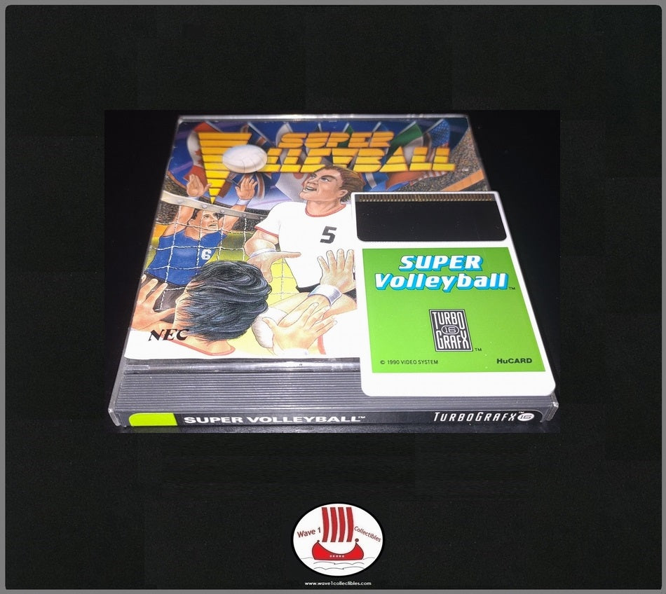 Super Volleyball | Video System 1990 TurboGrafx-16 Game, case & manual TG16