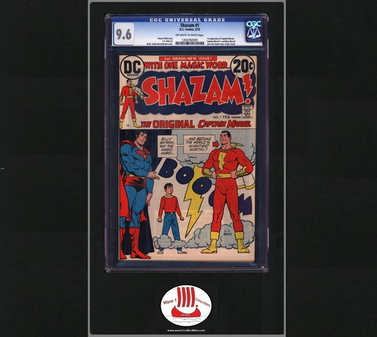 Shazam! #1 CGC 9.6 | DC 02/1973 1st Post-Golden Age Appearance of Captain Marvel & Family