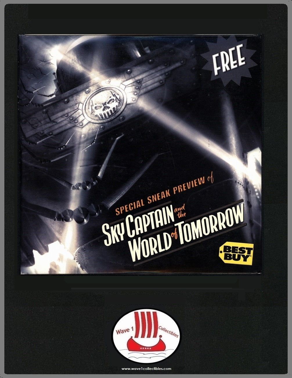 Sky Captain Sneak Preview DVD | Best Buy 2004 Promotional Disc Factory Sealed