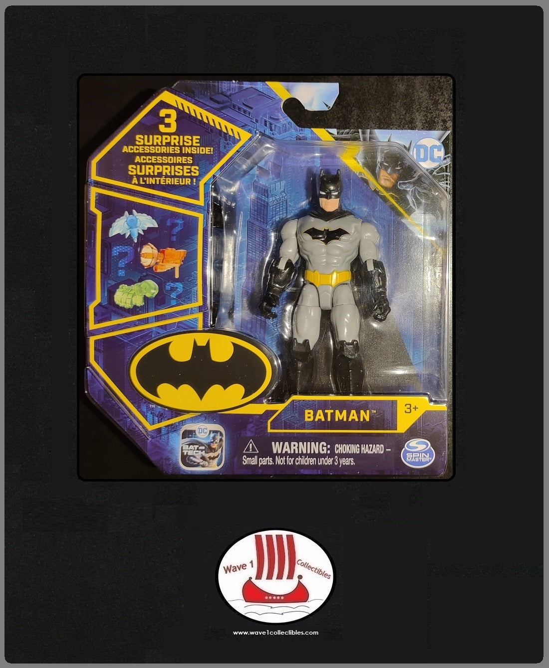 DC Batman Caped Crusader Batman [Rebirth] | Spinmaster 2021 MOC 1st Edition Heroes United