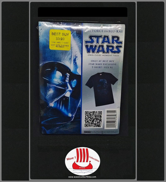Star Wars Blu-Ray Promo T-Shirt [2011] | Best Buy Exclusive XL Darth Vader