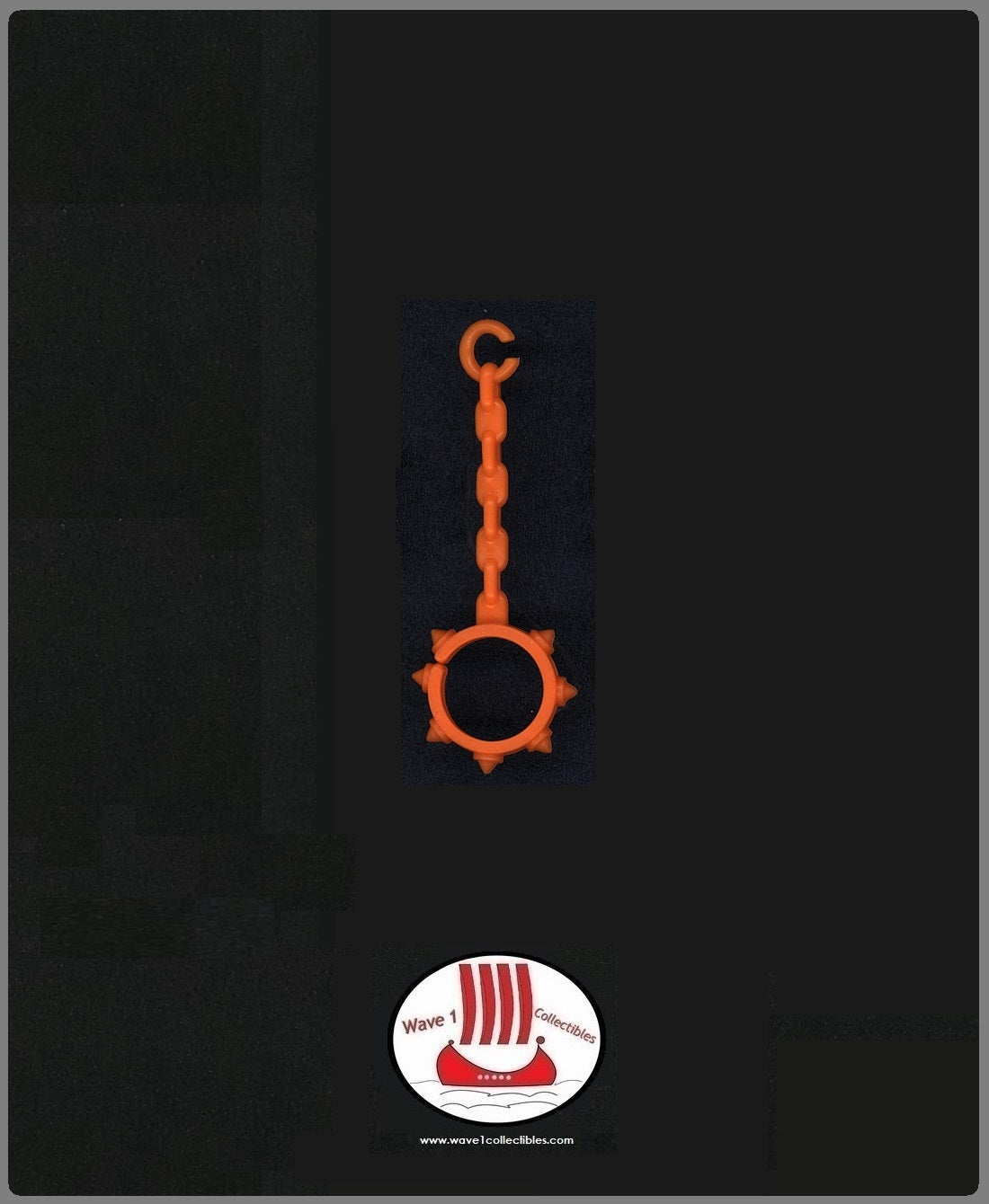 Stone Protectors [1992] Zok The Evil Leader Orange Leg Chain  | Ace Novelty 1992 Accessory Weapon