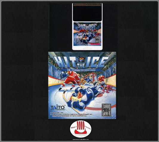 Hit The Ice | Taito 1991 TurboGrafx-16 Game & manual TG16