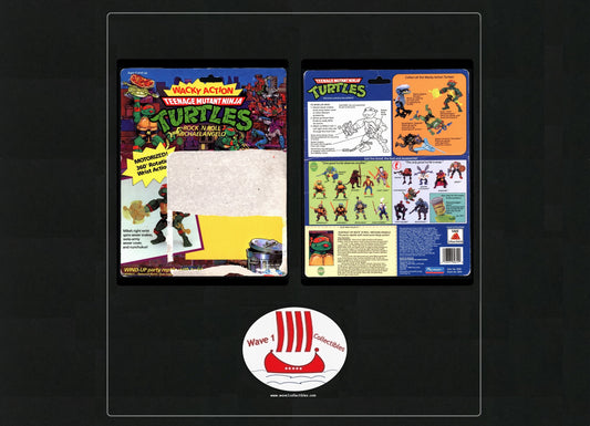 Teenage Mutant Ninja Turtles Vintage Cardback Rock 'n Roll Michaelangelo | Playmates [1989]