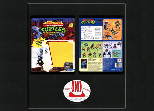 Teenage Mutant Ninja Turtles Vintage Cardback Wacky Walkin' Mouser | Playmates [1989] (A)