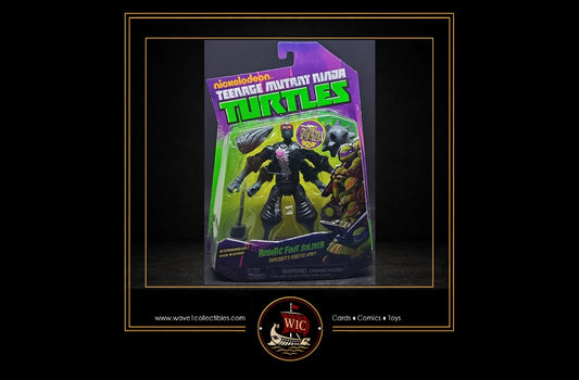 Teenage Mutant Ninja Turtles Robotic Foot Soldier | Playmates (2014) Variant Square Weapon Grips MIB TMNT