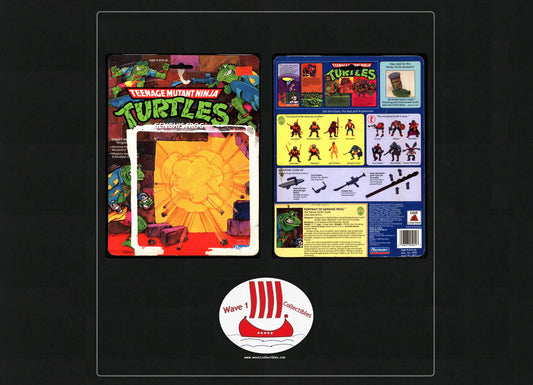 Teenage Mutant Ninja Turtles Vintage Cardback Genghis Frog | Playmates [1988]