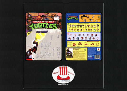 Teenage Mutant Ninja Turtles Vintage Cardback Donatello w Storage Shell | Playmates [1990]