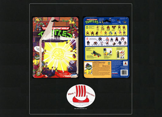 Teenage Mutant Ninja Turtles Vintage Cardback Mondo Gecko | Playmates [1990]