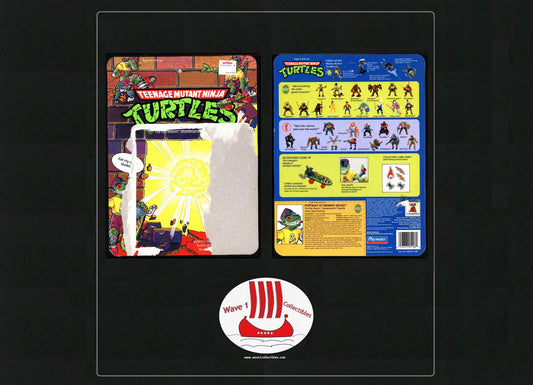 Teenage Mutant Ninja Turtles Vintage Unpunched Cardback Mondo Gecko | Playmates [1990]