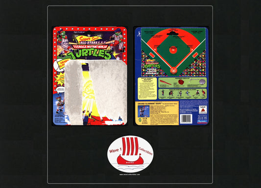 Teenage Mutant Ninja Turtles Vintage Cardback Grand Slammin' Raph | Playmates [1991]
