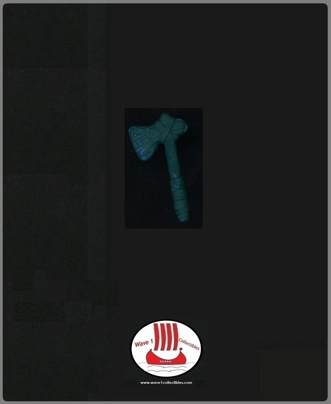 Teenage Mutant Ninja Turtles Cave Turtle Mike Way-Back Whack 'em Axe | Playmates 1993 Accessory Weapon
