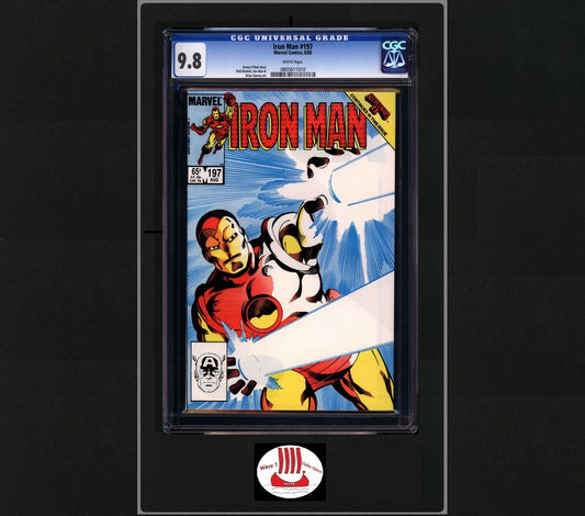 Iron Man vol 1 #197 CGC 9.8 | Marvel Comics Classic John Byrne Cover