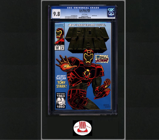 Iron Man vol 1 #290 CGC 9.8 | Marvel Comics Foil Cover 1st Telepresence Armor